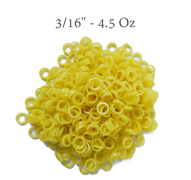 Pink Captain Orthodontics Tooth Colour Elastics in a 3.8-3.5 oz pack, designed for orthodontic use.