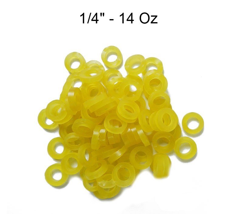 Captain Orthodontics Extraoral Elastics, 8 oz, 100-pack, flexible orthodontic elastics for dental treatment