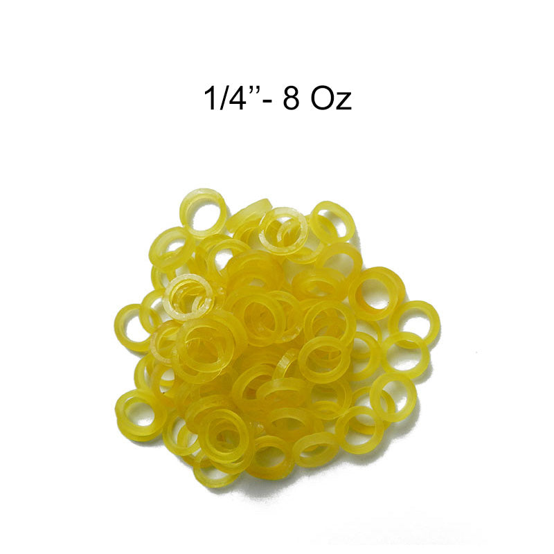 Captain Orthodontics Extraoral Elastics pack of 100, 8 oz, with durable elastic material for orthodontic use