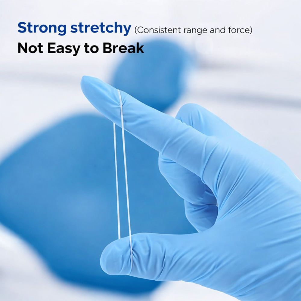 Captain Orthodontics Extraoral Elastics in a 100-pack, 2-8 oz size, used for orthodontic treatment and jaw alignment.