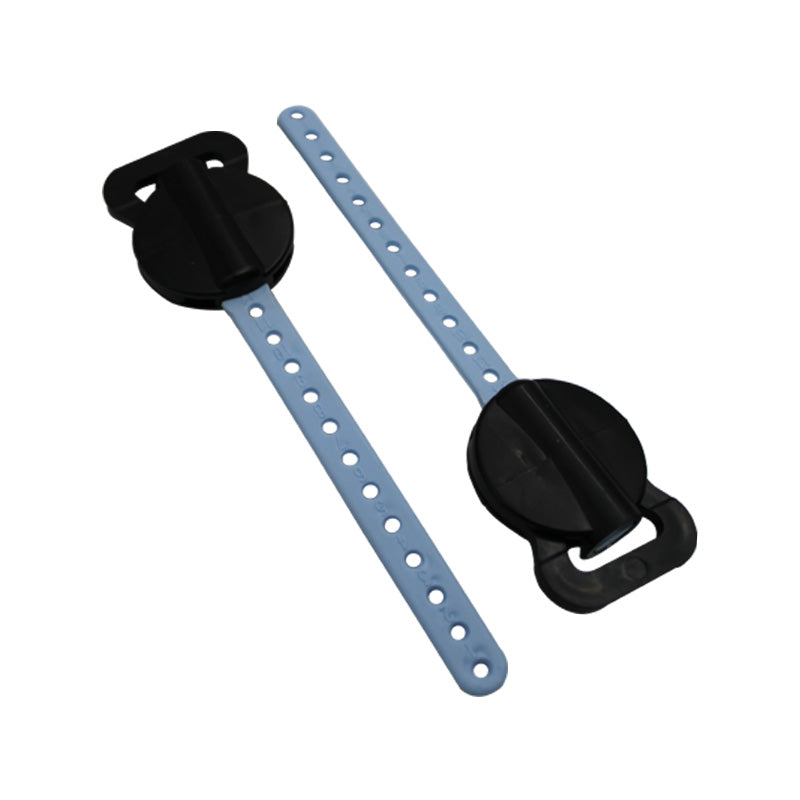 Blue Captain Safety Release Module headgear accessory for medium and heavy forces, compatible with Captain Orthodontics headgear.