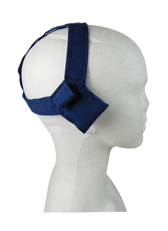 Navy blue Captain Headgear Highpull orthodontic headgear accessory by Captain Orthodontics, designed for orthodontic treatment.