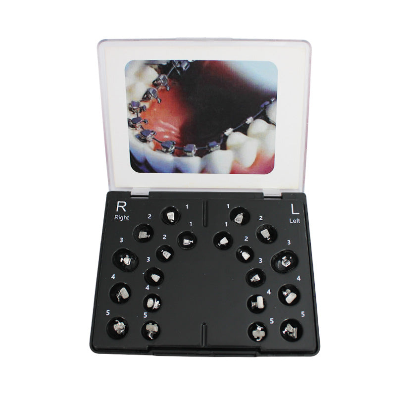 Captain Orthodontics 7th Gen Lingual Metal Brackets Kit without Slot, orthodontic brackets for lingual braces.