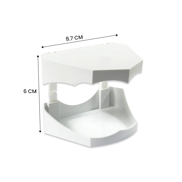 Set of 10 white Captain Plastic Model Bases by Captain Orthodontics, medium size for dental or orthodontic models.