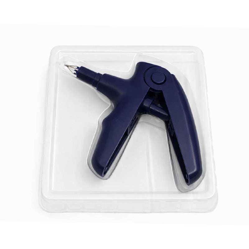 Captain Orthodontics Captain Shooter Gun for Ligature Tie, needle holder and ligating instrument used in orthodontic procedures.