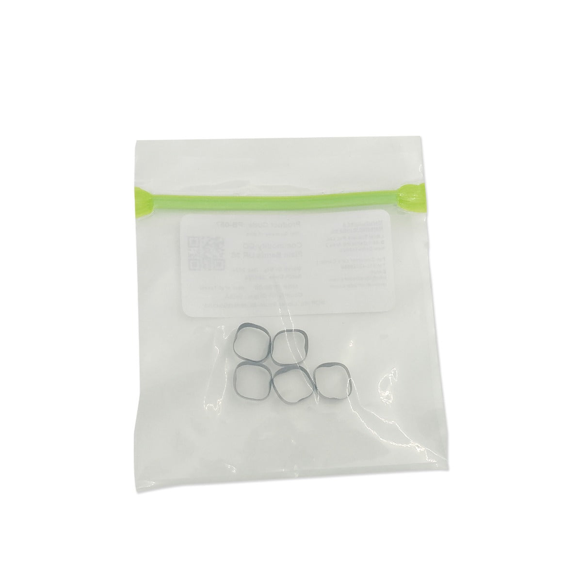 Preformed molar bands by Captain Orthodontics, plain band set with 5 pieces for upper right molars, for orthodontic treatment.