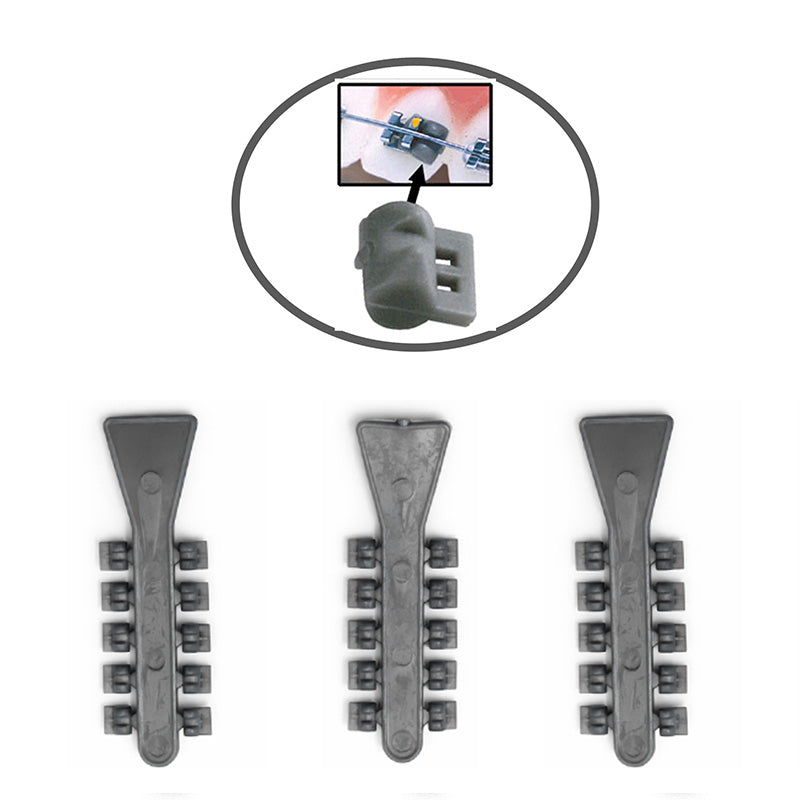 Clear Captain Rotation Wedges from Captain Orthodontics, designed for precise orthodontic tooth rotation and alignment.