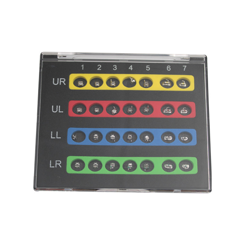 Captain Damon SL brackets with tubes and wires, self-ligating orthodontic brackets from Captain Orthodontics for braces.
