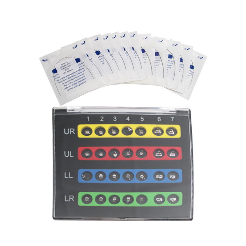 Captain Damon SL self-ligating orthodontic bracket with tubes and wires from Captain Orthodontics, shown on a white background.
