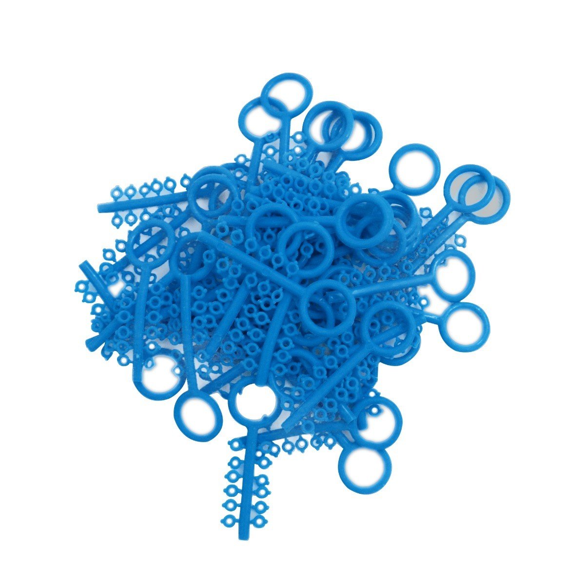 Captain Elastomeric Sticks Separators used in orthodontics to create space between teeth for braces or dental procedures.