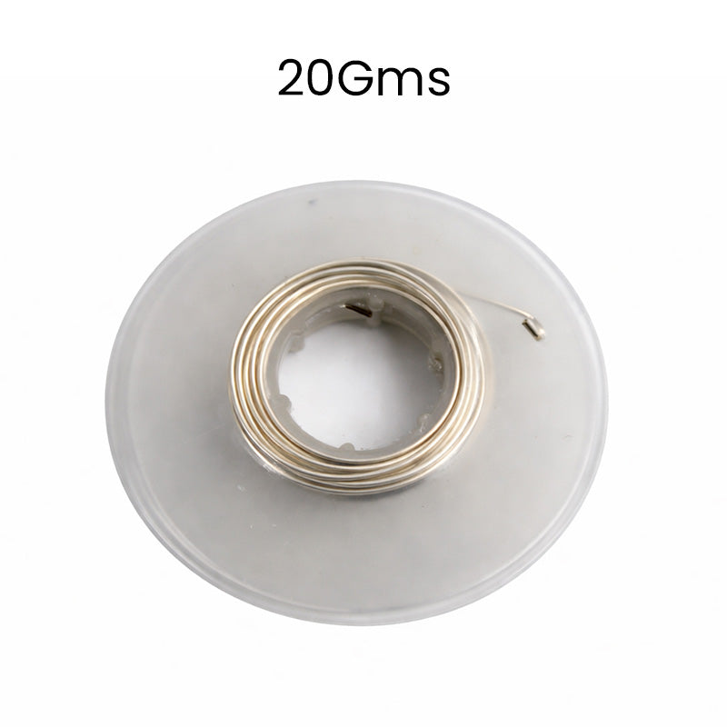 Captain Silver Solder Wire, 0.31-inch, for orthodontic repairs, silver solder by Captain Orthodontics in a 20-gram spool