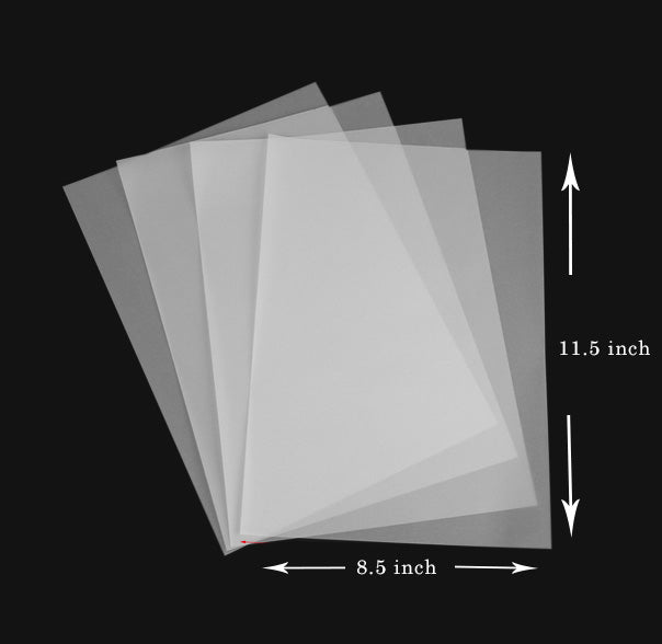 A4 sheets of Captain Acetate Tracing Paper from Captain Orthodontics, thin transparent tracing sheets for design and drafting.