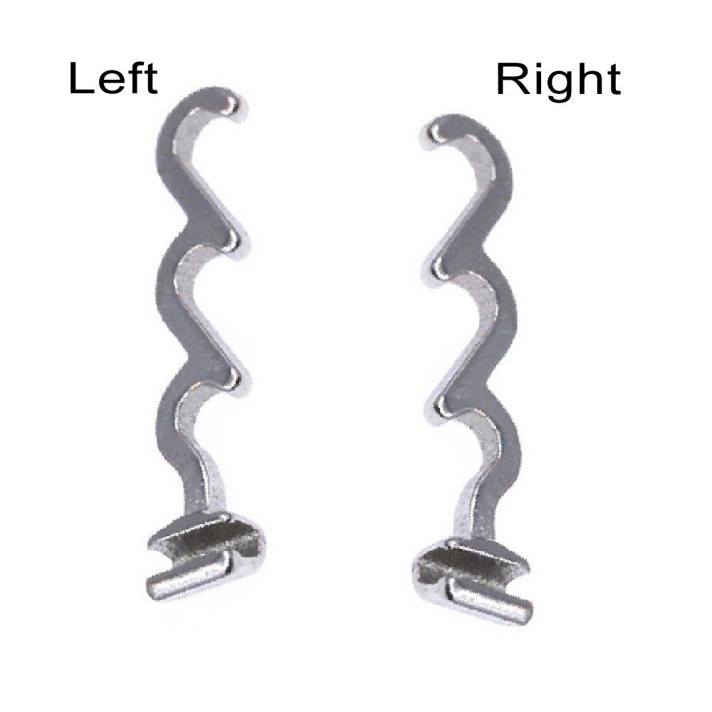 Captain Orthodontics Captain Crimpable Hooks Triple, weldable orthodontic accessories, shown in a pack of 10 with three hooks each