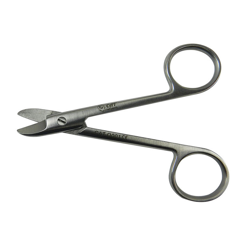 CAT Instruments BeeBee Band Cutting Scissors, small, stainless steel scissors for precise band cutting in medical procedures.