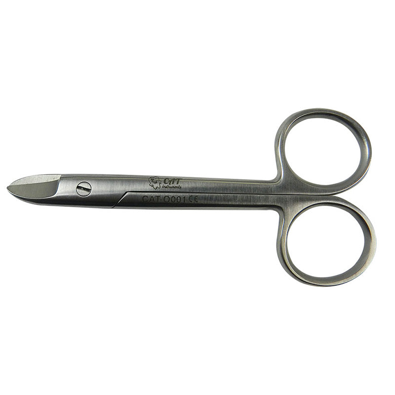 Small CAT Instruments BeeBee Band Cutting Scissors for precise band cutting, featuring ergonomic handles and sharp blades.