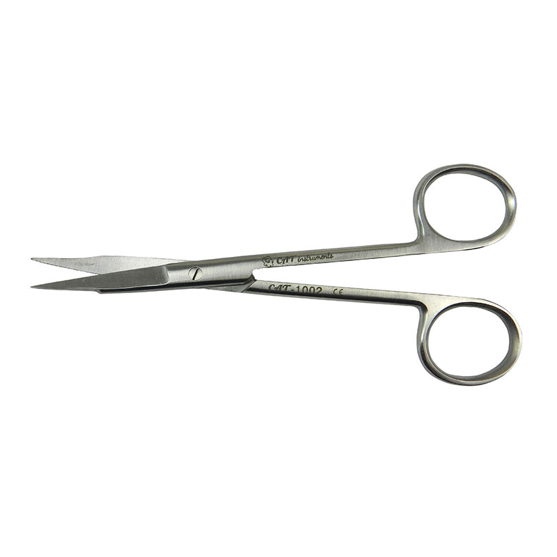 CAT Goldman Fox curved band cutting scissors, 13 cm (5 inches), professional surgical scissors from CAT Instruments.