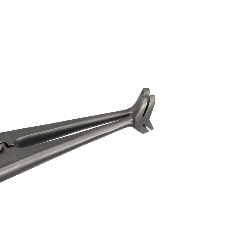 CAT Instruments anterior band forming plier used for banding procedures, with ergonomic handles and precise tip for dental applications.