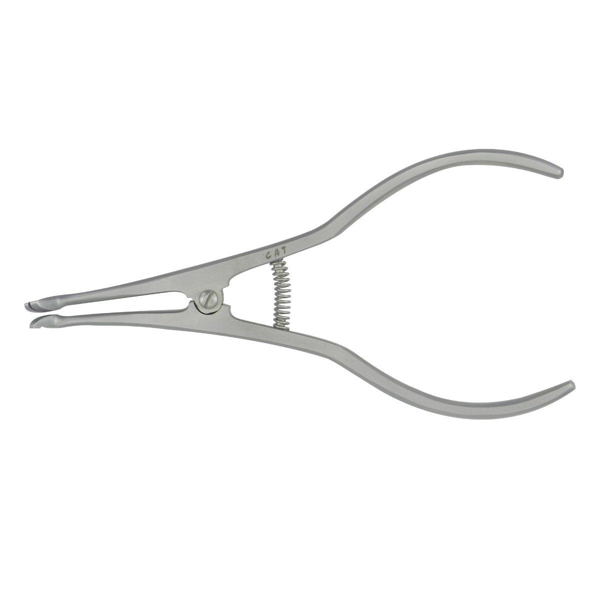 CAT Instruments Banding Posterior Band Forming Plier used for precise dental band placement and shaping in veterinary procedures.