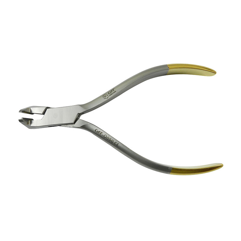 CAT Instruments distal end cutter with TC insert, 12 cm, surgical tool for precise cutting in medical procedures.