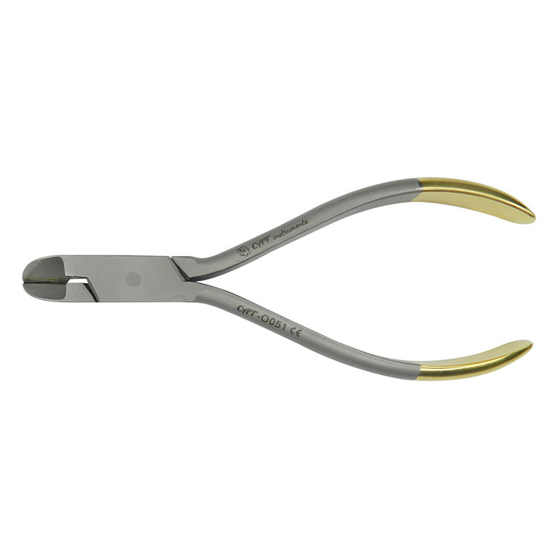 CAT Instruments hard wire cutter with TC, professional-grade cutters for precise cutting of hard wires, shown with ergonomic handle.