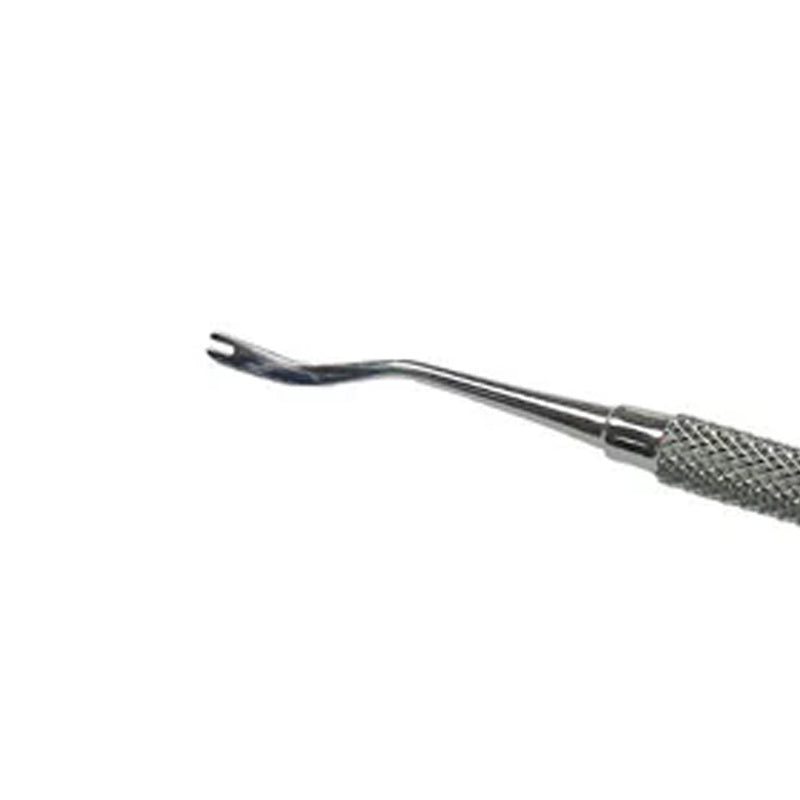 CAT Instruments ligature wire tucker cutters, stainless steel dental tools for secure ligature placement, shown with closed blades.