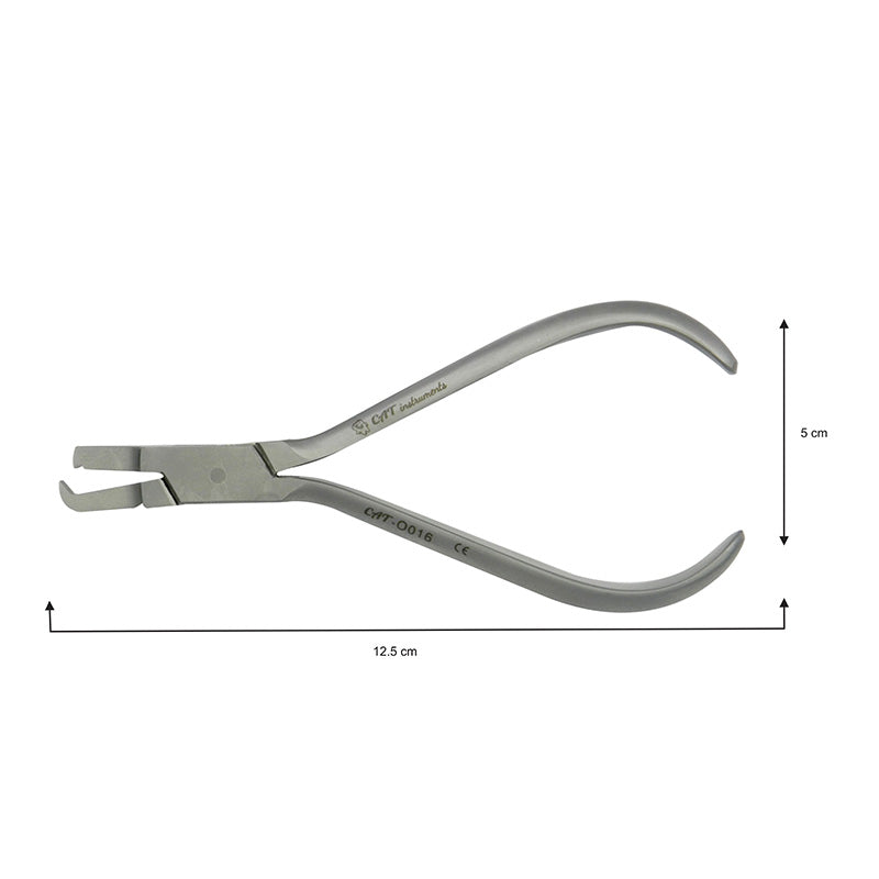 CAT Instruments Debanding Pliers, 13.5 cm, for removing cat bands and debanding in dental or veterinary procedures.