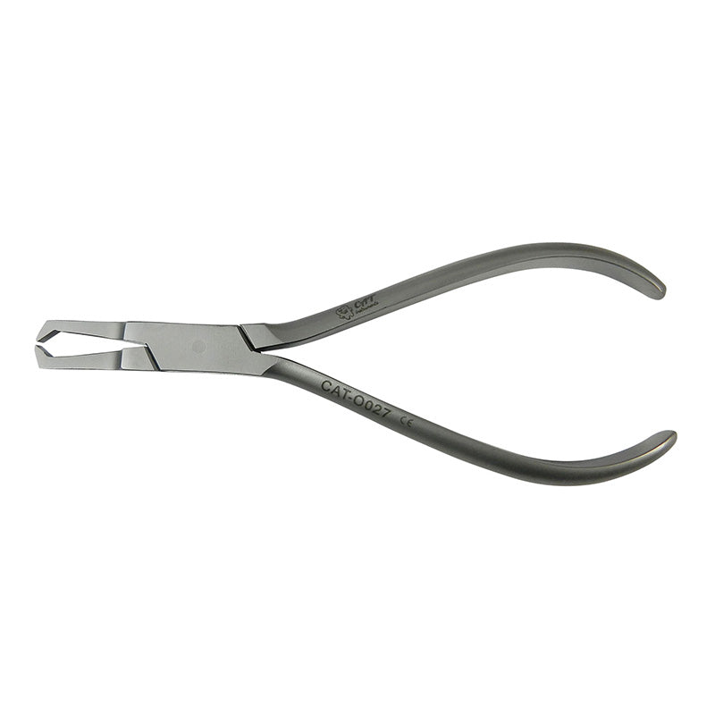 Straight CAT Instruments Debonding Bracket Remover Pliers for orthodontic bracket removal, shown in a close-up image.