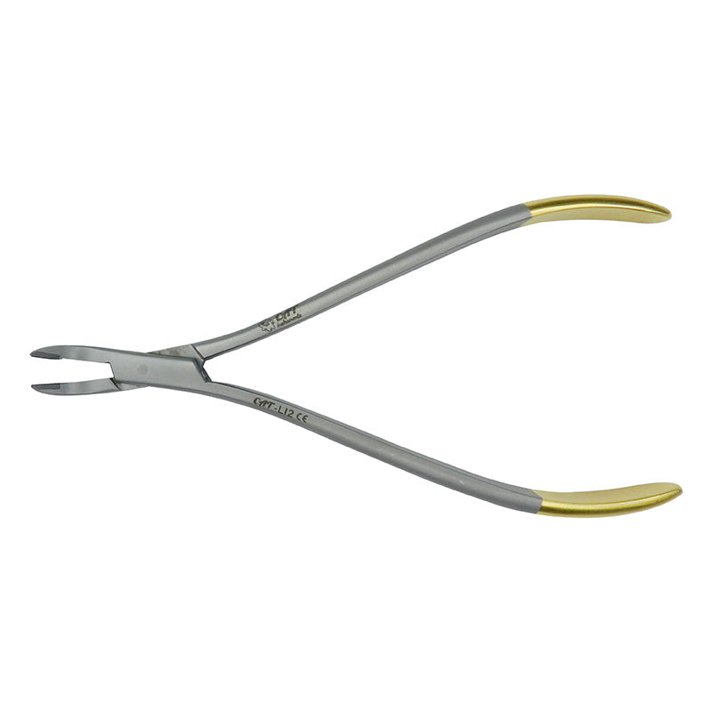 CAT Instruments debonding lingual micro mini ligature cutter with 60-degree blade for precise dental ligature removal.