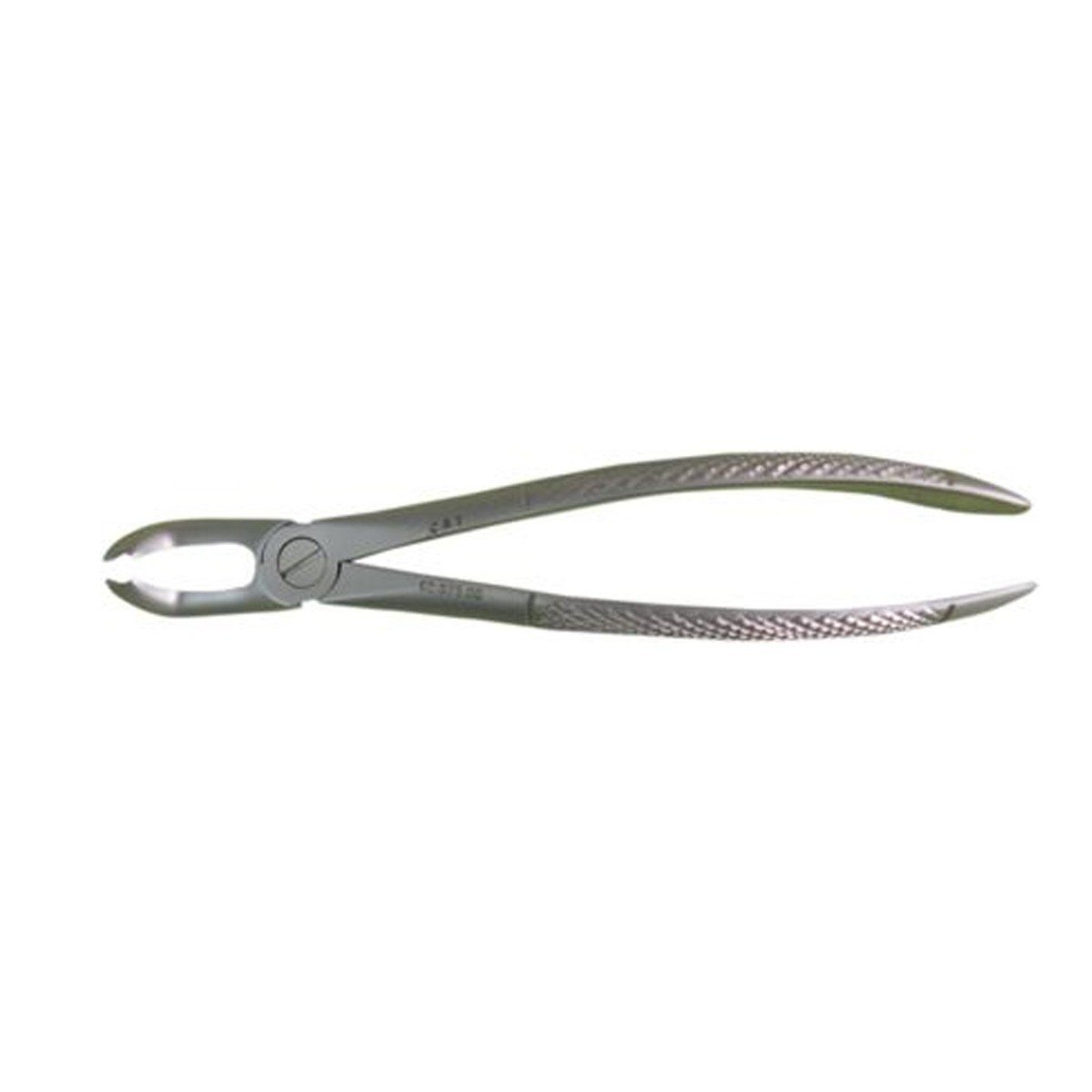 CAT Instruments adult lower wisdom tooth extraction forceps, stainless steel dental tool for wisdom tooth removal.
