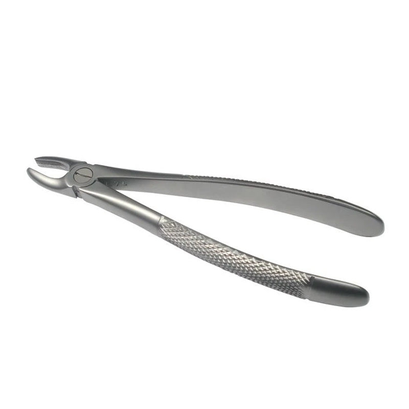 Adult upper anterior dental extraction forceps by CAT Instruments, showing the metal forceps with curved tips for dental procedures.