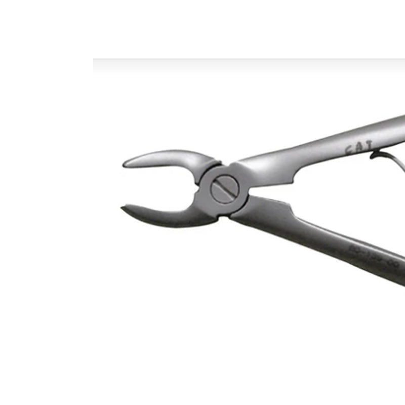 CAT Instruments pediatric upper premolar universal extraction forceps for cat dental procedures, designed for efficient tooth removal.