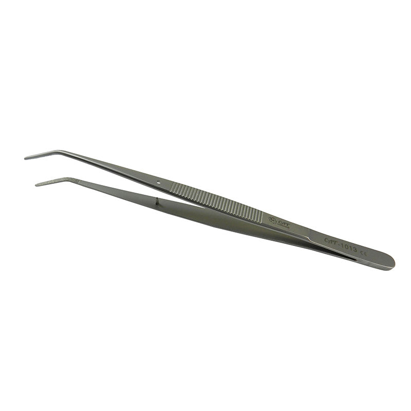 CAT Instruments London Cotton & Dressing Tweezers for diagnostics, stainless steel precision tweezers for medical use.