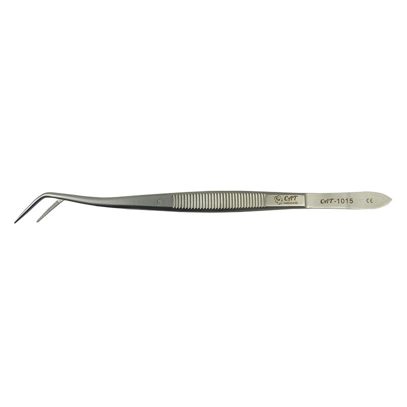 CAT Instruments Meriam cotton and dressing tweezer, 16 cm, diagnostic tool with stainless steel tips for precise medical handling.