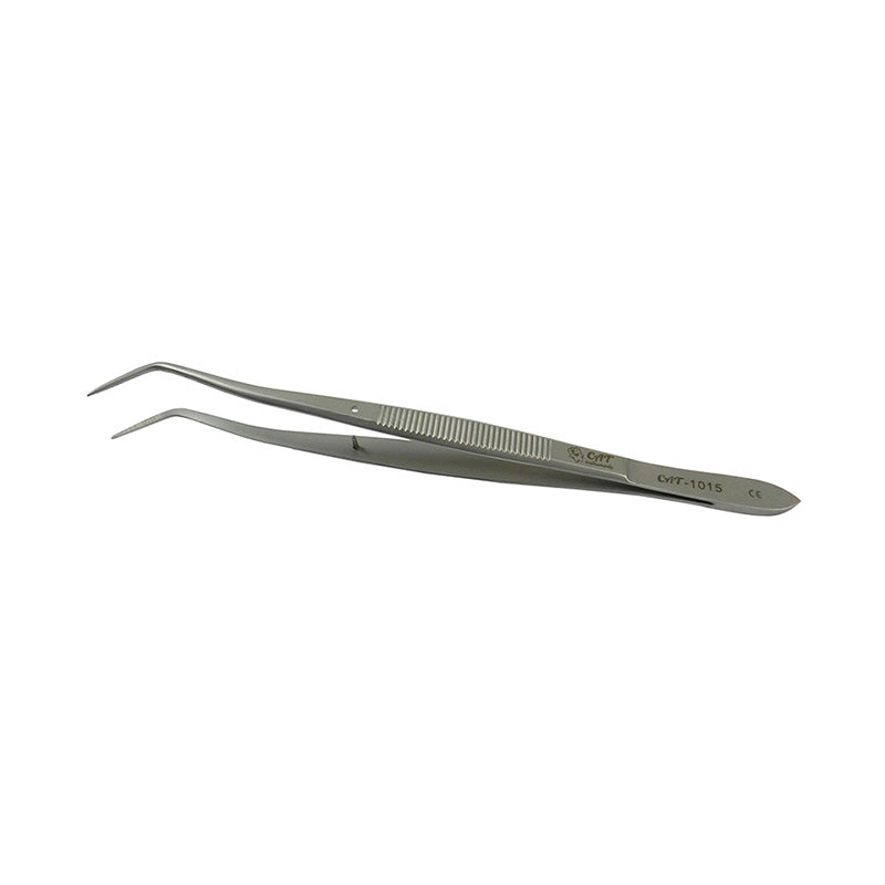 CAT Instruments Meriam cotton and dressing tweezer, 16 cm, diagnostic tool with stainless steel tips for medical use