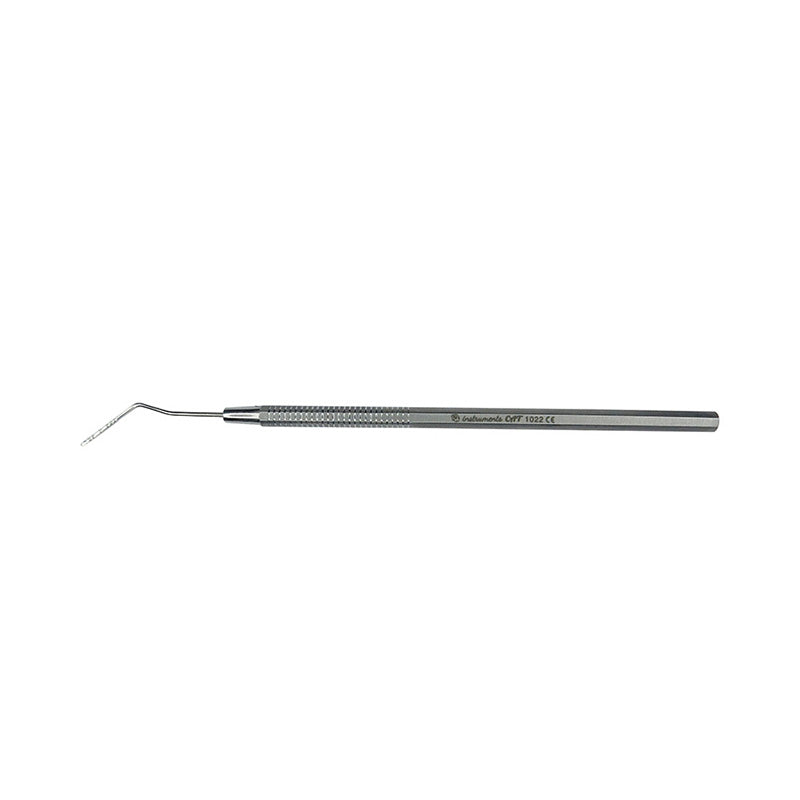 Graduated one-ended diagnostic CAT Instruments probe for veterinary or medical use, with measurement markings visible.