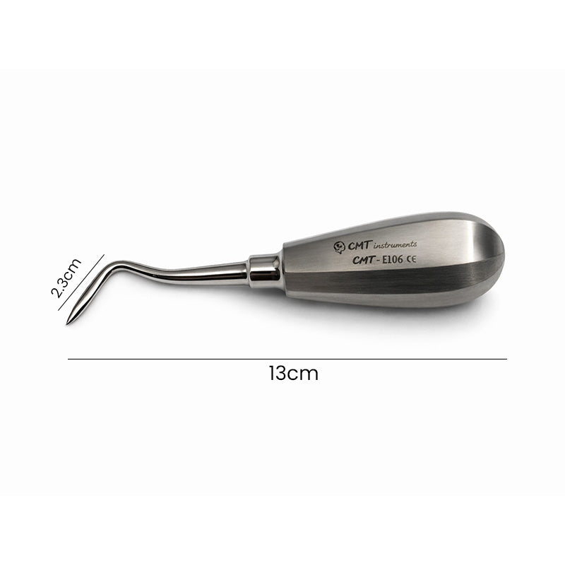 CAT Instruments CAT Elevator Flohr Right Apexo, a medical elevator device used in surgical procedures.