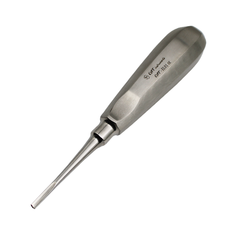 CAT Instruments Cat Elevators Coupland, adjustable veterinary elevators with smooth handles and multiple blade sizes for precise procedures.