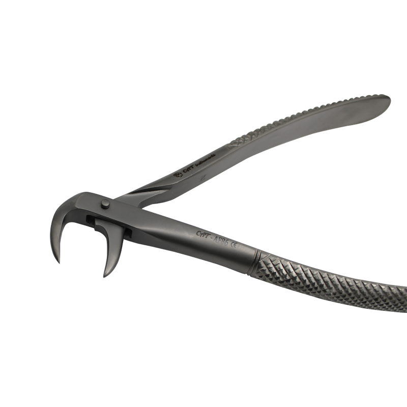 CAT Instruments lower cowhorn universal extraction forceps for adult dental procedures, with ergonomic handles and stainless steel construction.
