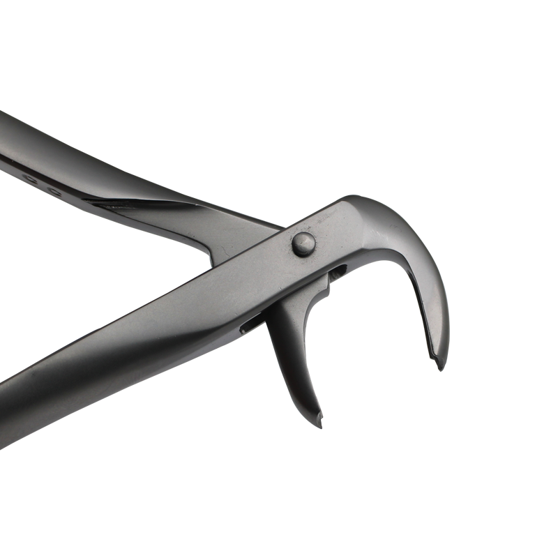 CAT Instruments lower molar extraction forceps for adult cats, designed for precise dental tooth removal.