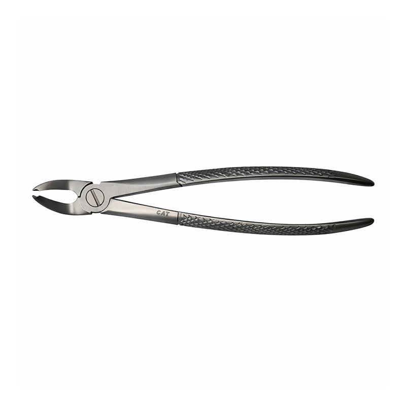 CAT Instruments adult extraction forceps for lower premolars, Fig 8 design, used for dental tooth extractions