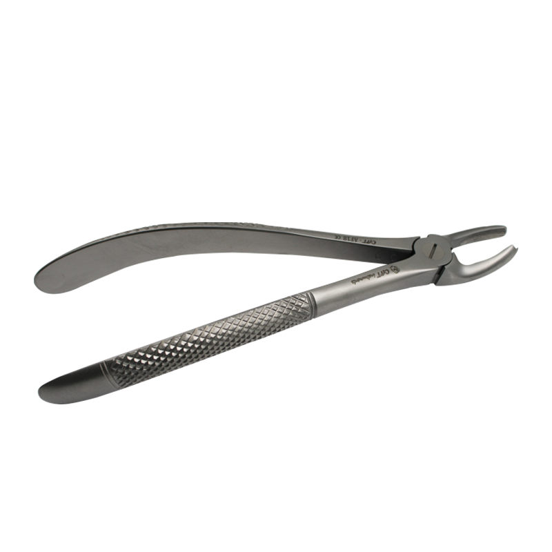 CAT Instruments adult extraction forceps for upper left molars, designed for precise tooth removal in dental procedures.