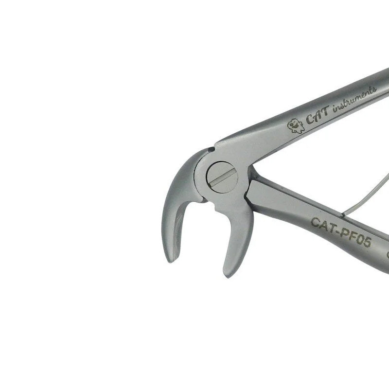CAT Instruments lower anterior pediatric extraction forceps, designed for precise tooth removal in children.