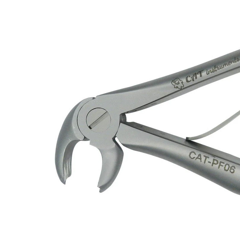 CAT Instruments pediatric lower molar extraction forceps used for safe and precise dental extractions of young patients' molars.