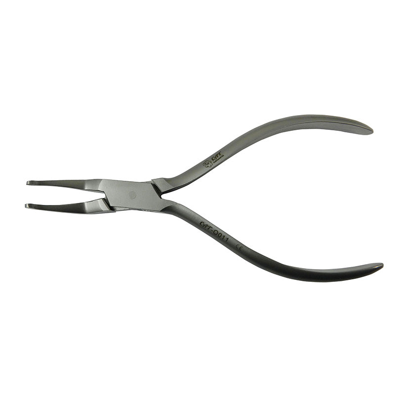 CAT Instruments How Style Curved Plier, 14 cm, with ergonomic handles and precise curved tips for professional use