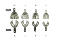 CAT SS Impression Tray Edentulous Non-Perforated