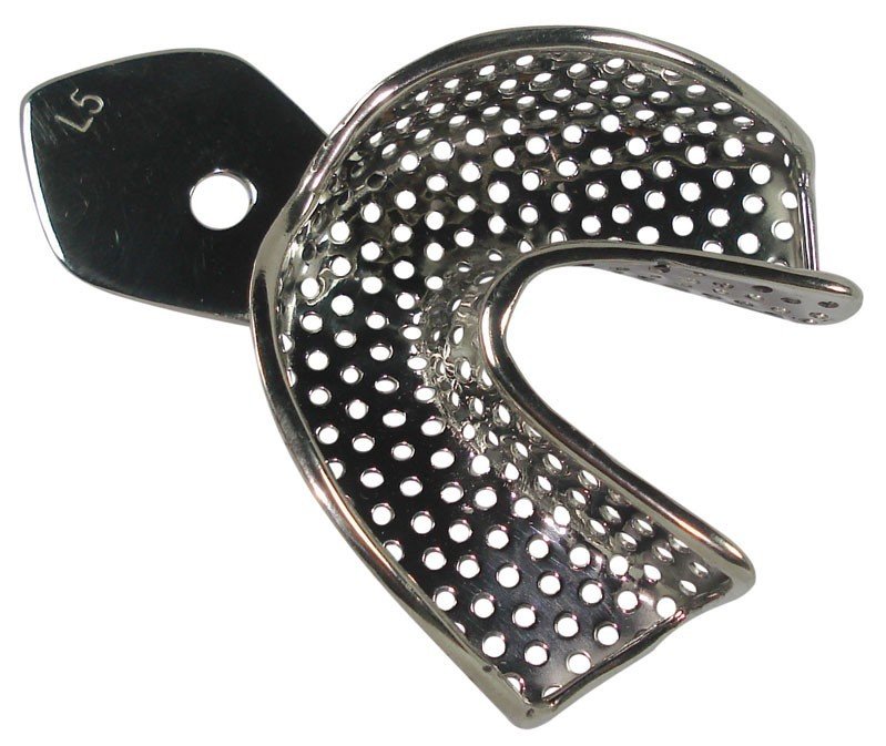 CAT SS Impression Tray Dentulous for upper dentures, made by CAT Instruments, designed for accurate dental impressions.