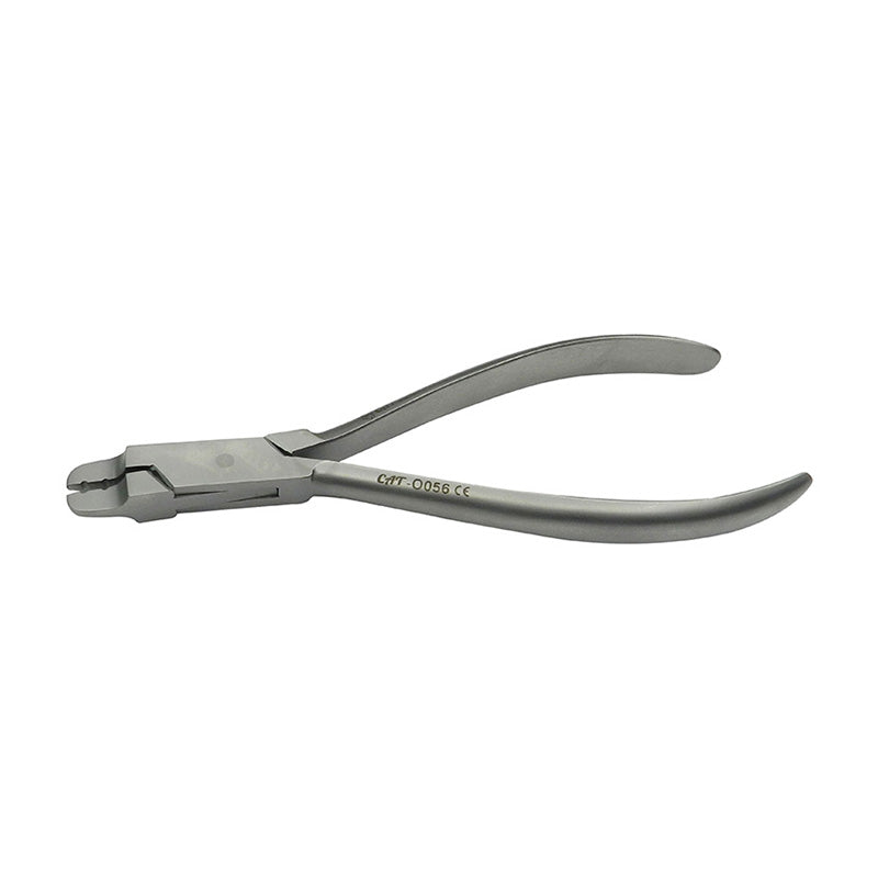 CAT Instruments lingual arch forming plier for orthodontic adjustments, featuring ergonomic handles and precision tips.