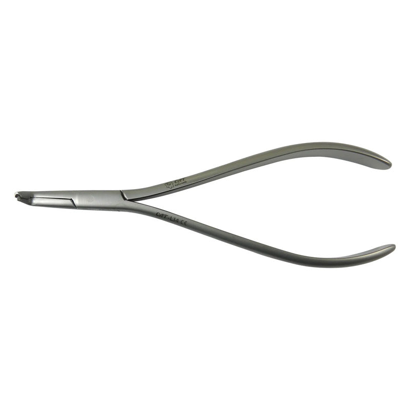 CAT Instruments lingual cinch back pliers, dental lingual pliers used for precise orthodontic work and wire bending.