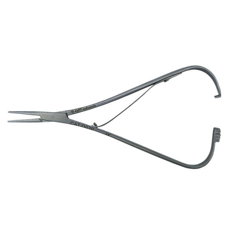 Mini CAT Mathieu needle holder and ligating forceps, 14 cm, designed for precise surgical needle handling by CAT Instruments.