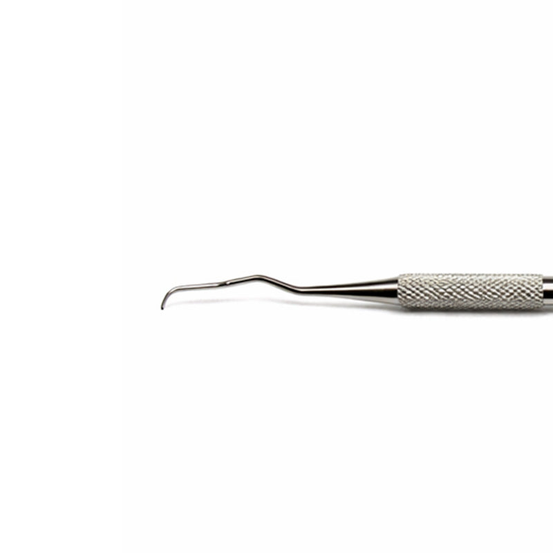 CAT Instruments Gracey Curettes Fig 11/12 periodontal dental tools, curved stainless steel for precise periodontal cleaning.